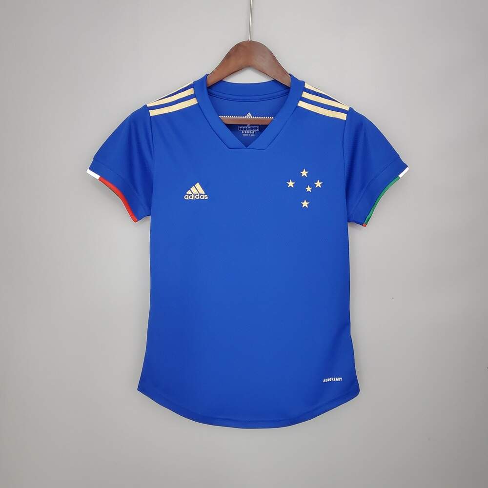 Camisa do Cruzeiro Centenário Feminina 2021/2022 - MG CAMISAS FUTEBOL