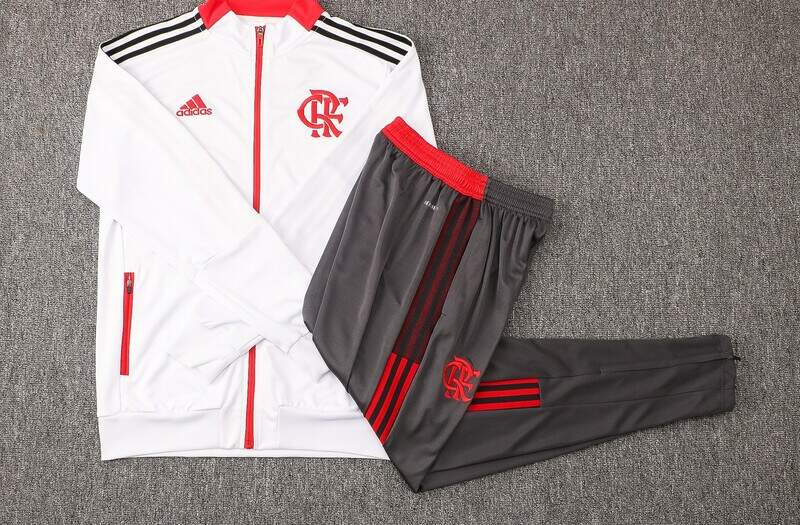 conjunto casaco e calça flamengo