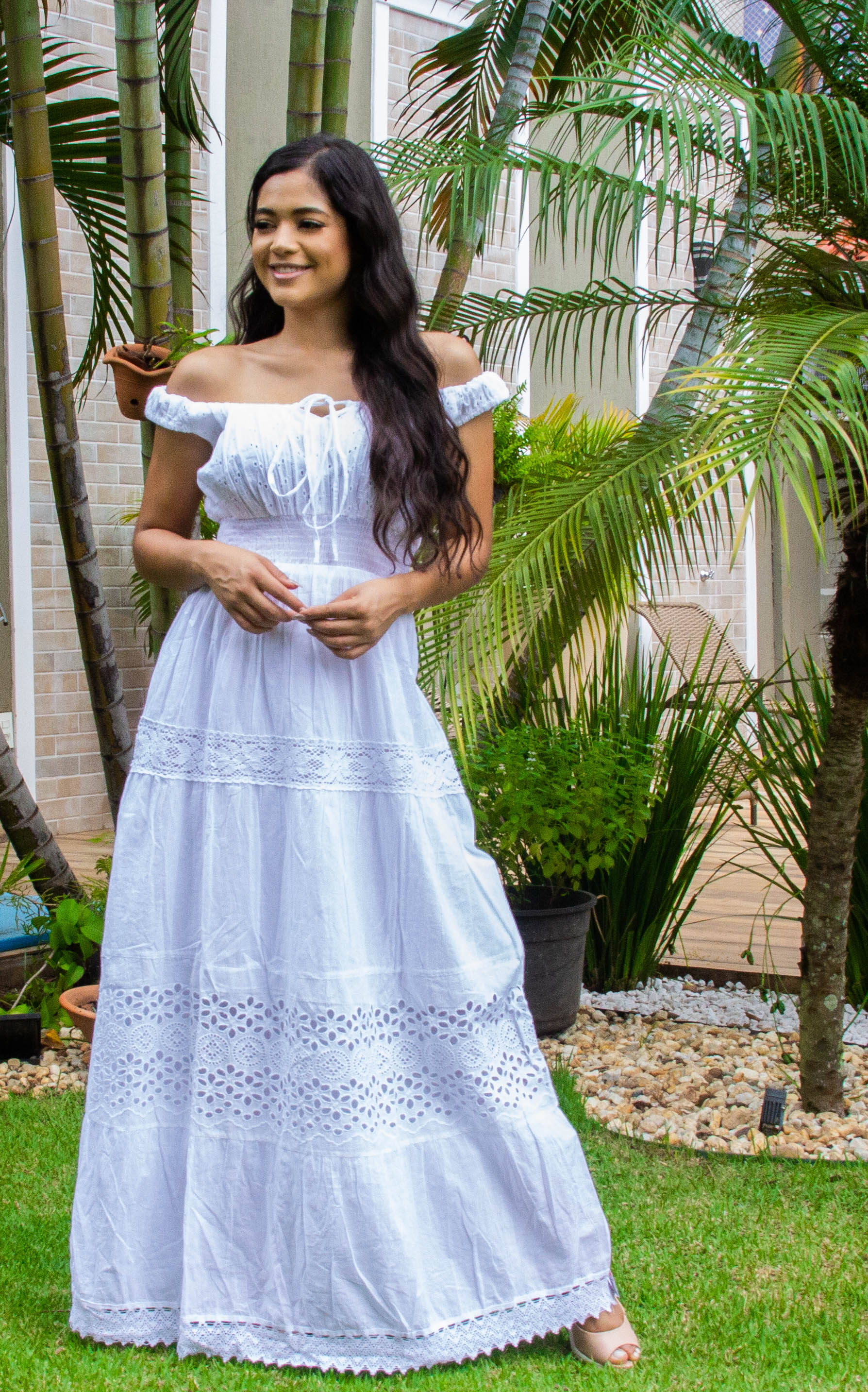 vestido ciganinha de lese