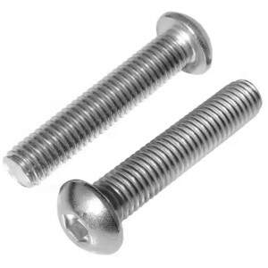 Parafuso Inox 304 Allen Cabea Abaulado M- 6 x 50