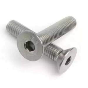 Parafuso Inox 304 Allen Cabea Chata UNC 3/8 x x 1.1/2