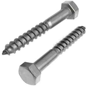 Parafuso Inox 304 Sextavado Rosca Soberba 5/16 x 70