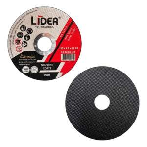 Disco de Corte Inox LIDER - 4.1/2 x 1,0 x 7/8