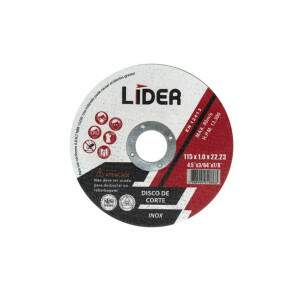 Disco de Corte Inox LIDER - 4.1/2 x 1,0 x 7/8