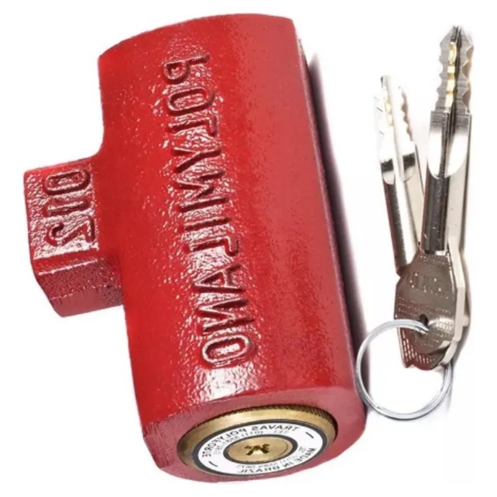 Cilindro para Porta de Aço Milano Tetra Vermelho 118320