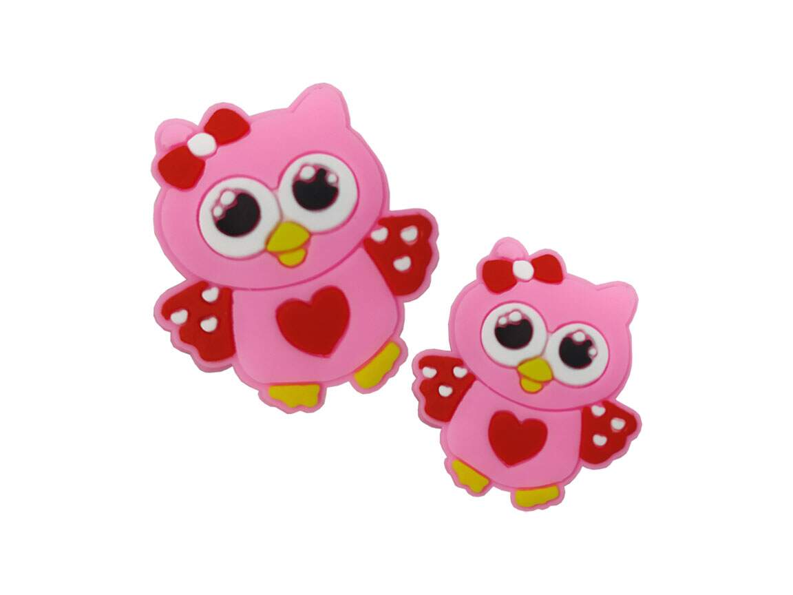 Apliques Emborrachado 2 Unidades Coruja Albany Fitas Cia