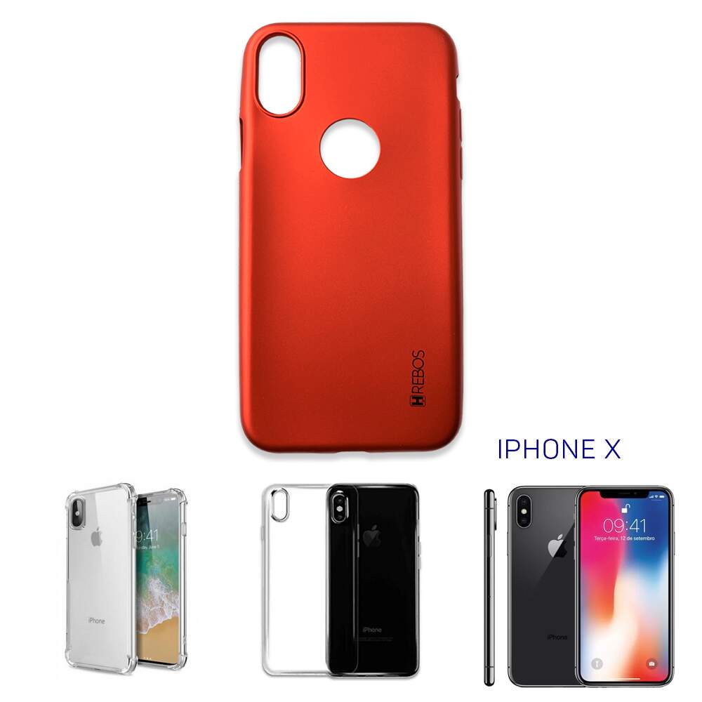 Capinha para Celular Colorida Iphone X Maxclip