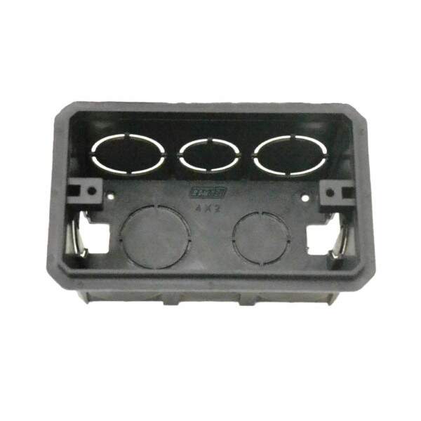 Caixa de Luz Romazi 4x2\\\" Preto - 3004