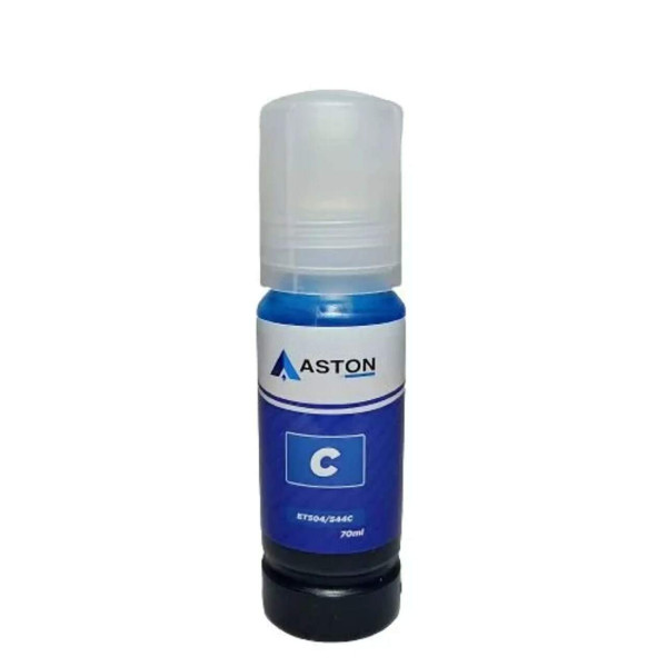Refil Tinta Compatvel Epson T504/T544 Ciano 70ml - Aston ET365C