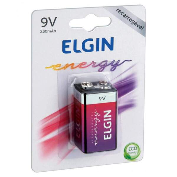 Bateria Recarregvel Elgin 9v - 82215