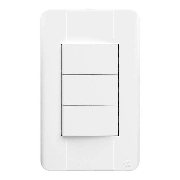 Interruptor Triplo Romazi Jangada Paralelo 10A 4x2\"