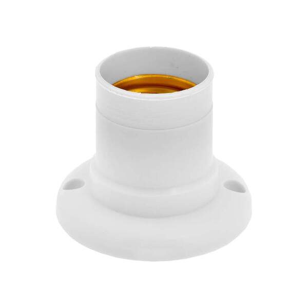 Soquete Bocal Fixo E27 Branco Decorlux