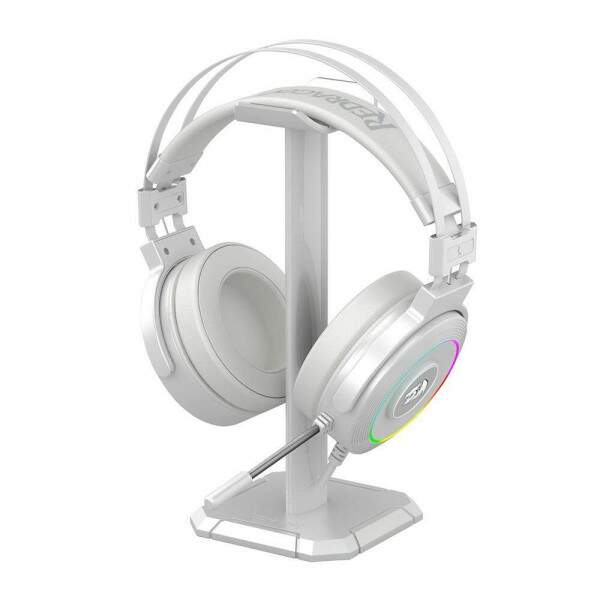Headset Gamer Redragon Lamia 2 Lunar White RGB Audio 7.1 - H320W-RGB