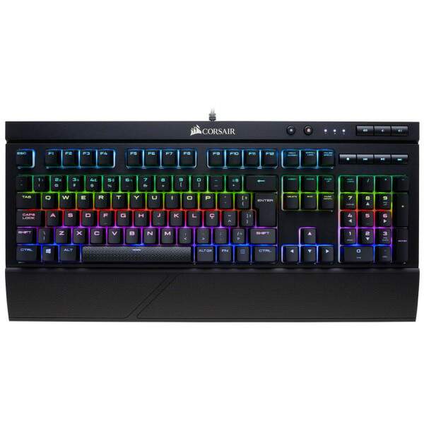 Teclado Mecnico Gamer Corsair K68 RGB Switch Cherry MX Red, ABNT2 - CH-9102010-BR