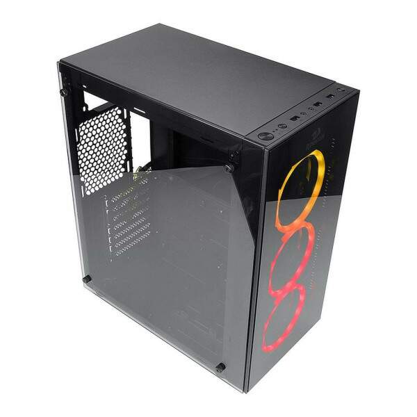 Gabinete Gamer Redragon ThunderCracker Mid Tower C/Fan Preto - GC-605
