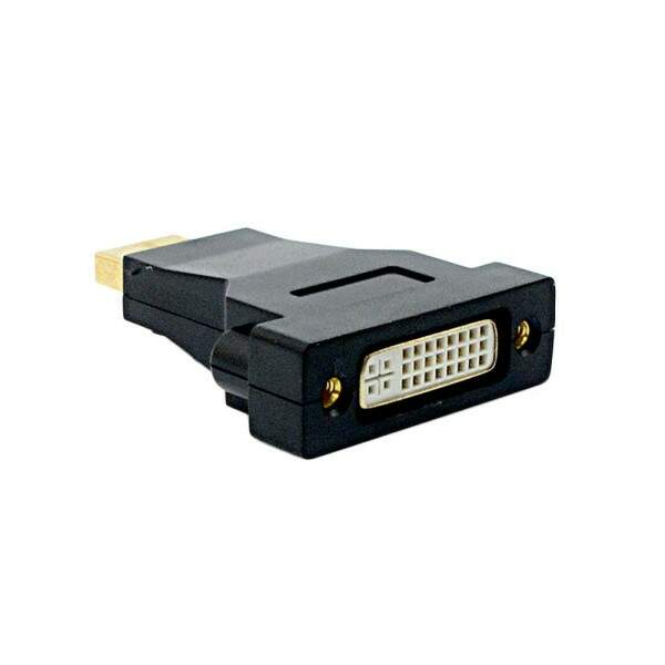Adaptador DisplayPort Macho para DVI-I Femea PlusCable - ADP-102BK
