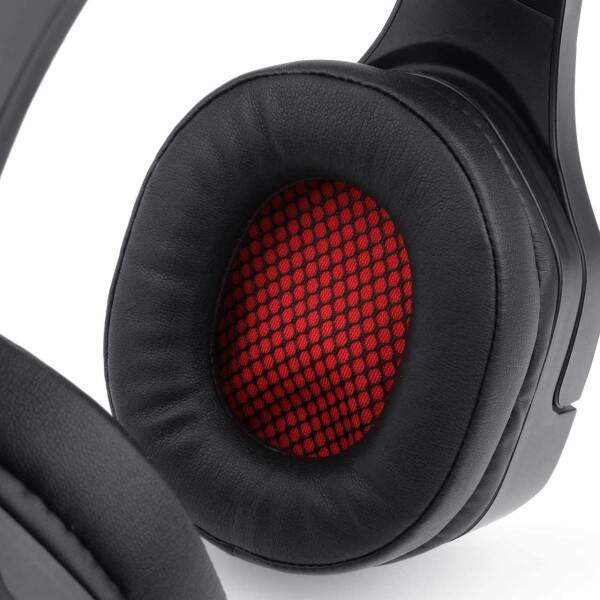 Headset Gamer Redragon Theseus Led Vermelho - H250