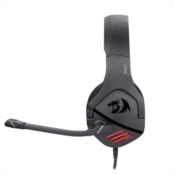 Headset Gamer Redragon Theseus Led Vermelho - H250