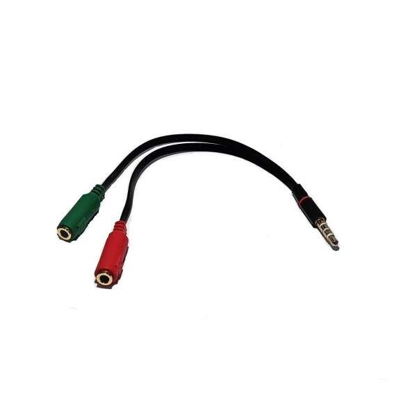 Adaptador P3 Macho para 2 P2 Femea Hayom - AI1019