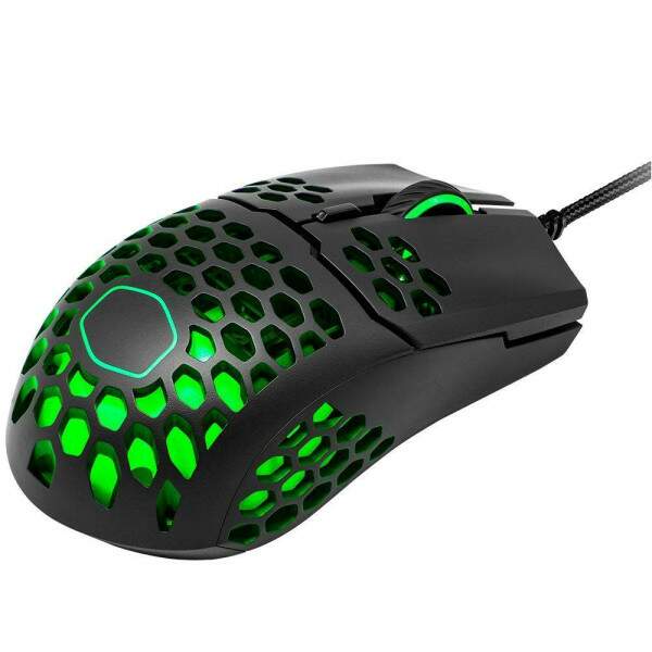 Mouse Gamer Cooler Master MM711 RGB 16000 DPI Preto Matte - MM-711-KKOL1
