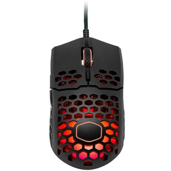 Mouse Gamer Cooler Master MM711 RGB 16000 DPI Preto Matte - MM-711-KKOL1