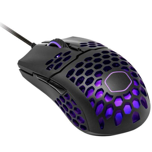 Mouse Gamer Cooler Master MM711 RGB 16000 DPI Preto Matte - MM-711-KKOL1
