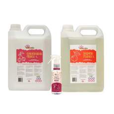 KIT TROPICAL SHAMPOO,CONDICIONADOR e BRILHO CHEIROSO TCHUSKA - PITANGA