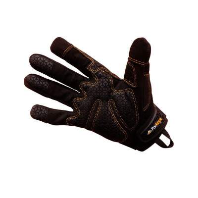 Luva de Rapel Profissional com Reforo em Couro e Nylon - Modelo Best Grip EVO - Conforto e Segurana para Acesso a Altura
