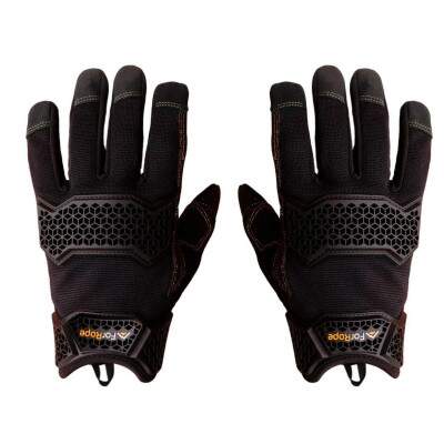 Luva de Rapel Profissional com Reforo em Couro e Nylon - Modelo Best Grip EVO - Conforto e Segurana para Acesso a Altura