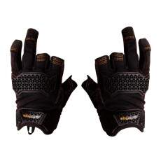 Luva de Rapel Premium com Reforo - Modelo Best Shot Evo - 3 Dedos Sem Pontas - Conforto e Segurana em Altura