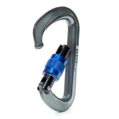 Mosqueto USClimb D Strong Alumnio com Trava Rosca 28KN - Segurana e Leveza para Suas Aventuras