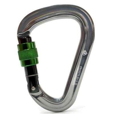 Mosqueto de Alumnio HMS 28KN com Trava de Segurana - USClimb Keylock