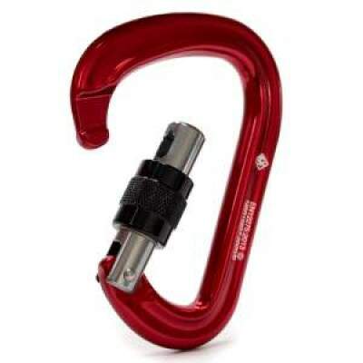 Mosqueto de Alumnio HMS 28KN USClimb com Trava Rosca - Segurana e Performance para Escalada