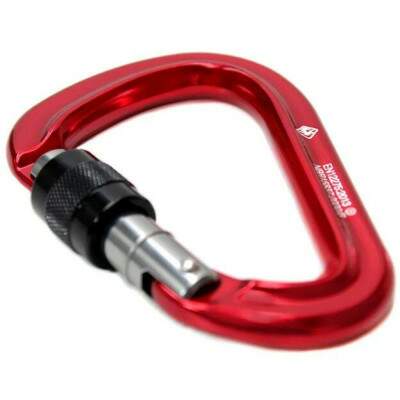 Mosqueto de Alumnio HMS 28KN USClimb com Trava Rosca - Segurana e Performance para Escalada