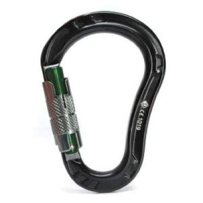 Mosqueto USClimb HMS Curvo em Alumnio com Trava Automtica 24KN - Segurana e Inovao para Sua Aventura