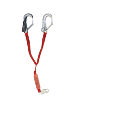 Talabarte SDE Duplo Expand 1,5m com Fita Elstica e MGO 56 Rosso - Ultra Safe