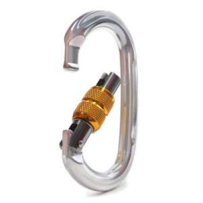 Mosqueto Alumnio Oval 24KN com Trava Rosca - SideUp