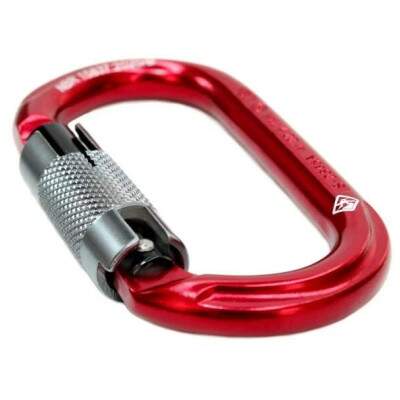 Mosqueto Alumnio Oval com Trava Automtica - USClimb