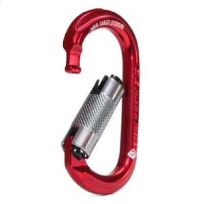 Mosqueto Alumnio Oval com Trava Automtica - USClimb