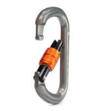 Mosqueto Oval de Alumnio com Trava Rosca - 23KN - Segurana e Confiabilidade para Trabalho em Altura