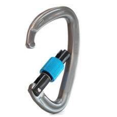 Mosqueto SideUp Alumnio D Trava Rosca Wing 23KN - Segurana e Leveza em Acesso Vertical