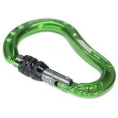 Mosqueto SideUp Alumnio HMS Curvo 20KN com Trava Rosca - Segurana e Inovao para Trabalho em Altura