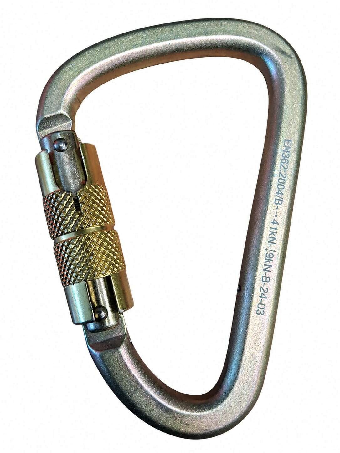 Mosquetão HMS Aço 45KN - Trava Automática Ultra Safe para