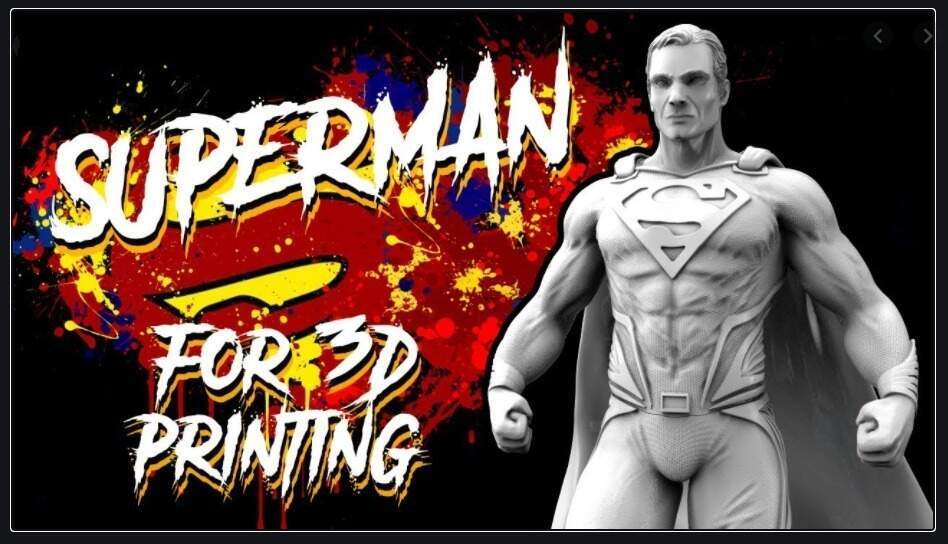 Superman Gambody Arquivo Stl Imp 3d