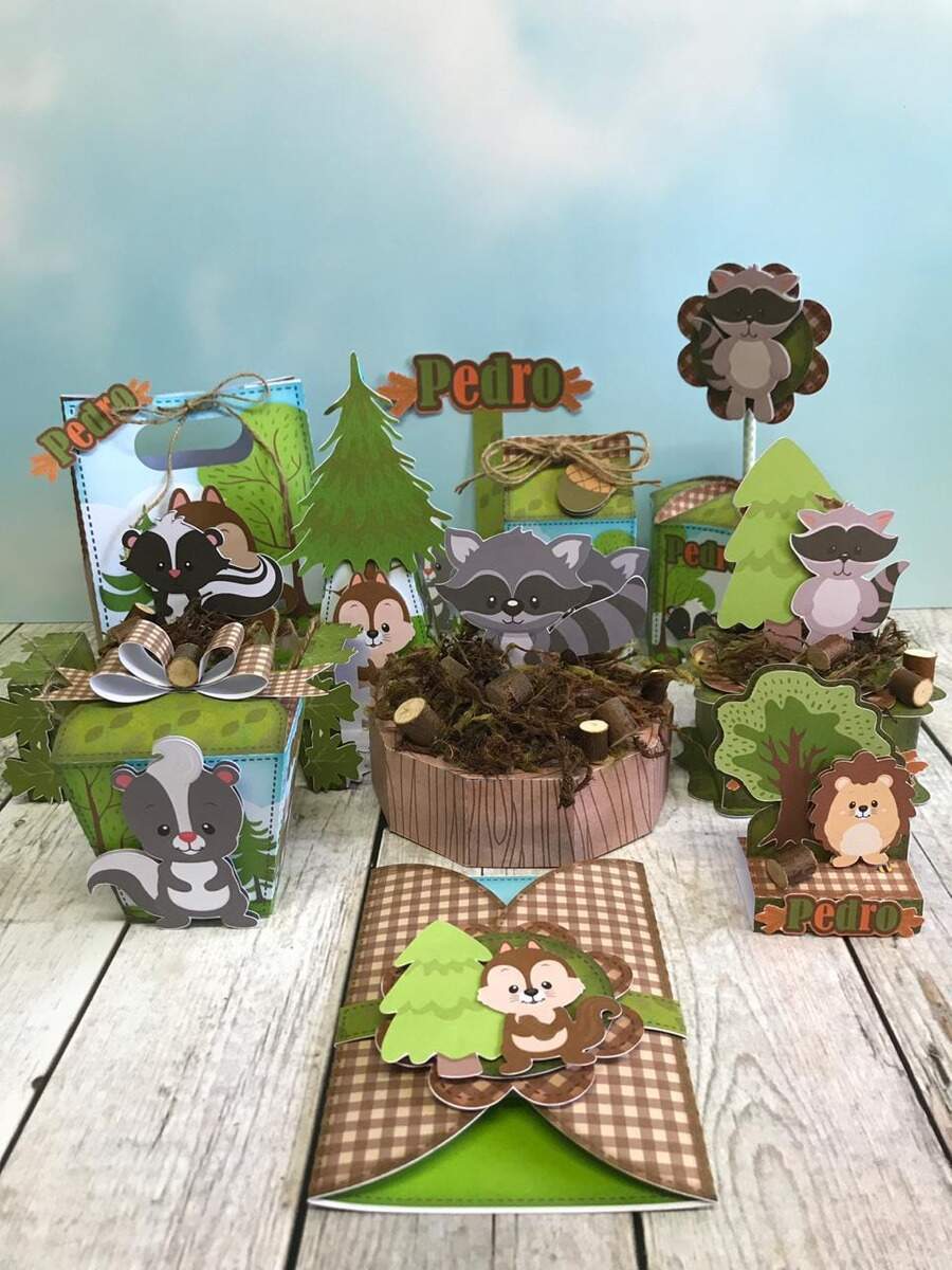 Kit Imprimible 3 Bosque Encantado