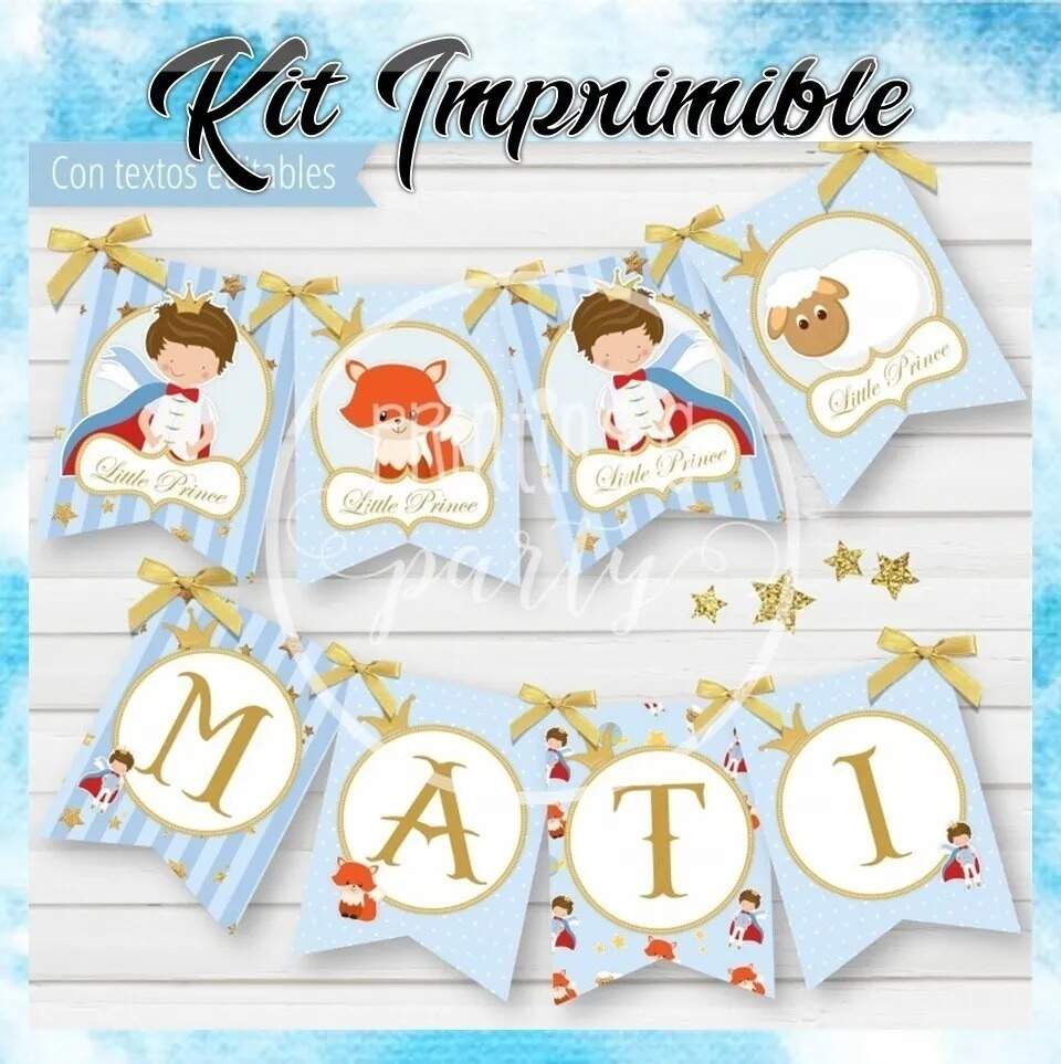 Kit Imprimible Candy Bar El Principito El Más Completo