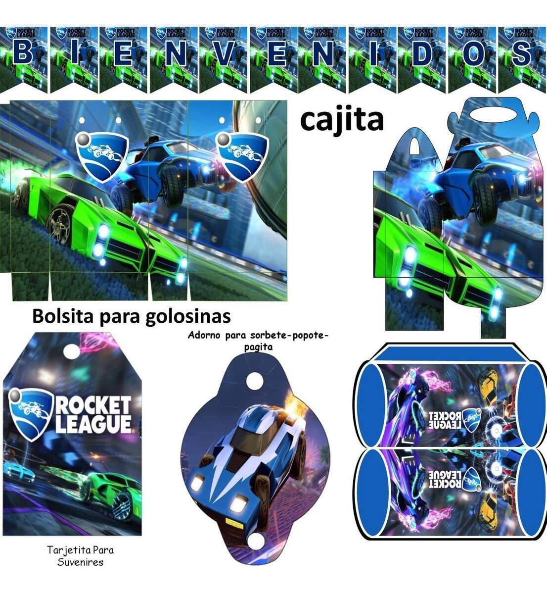Kit Imprimible Rocket League