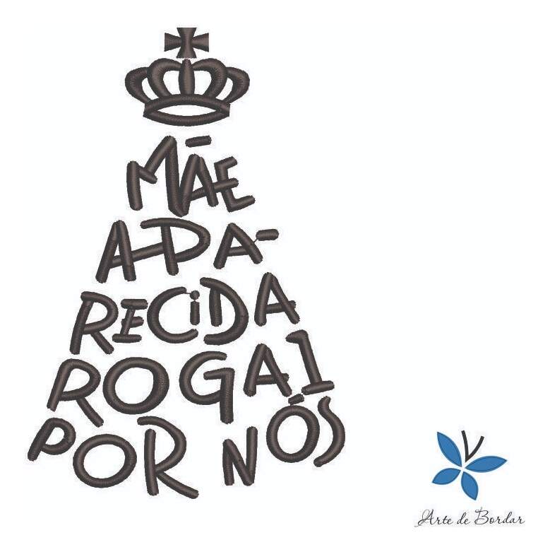 Matriz Bordado Nossa Senhora Aparecida 016