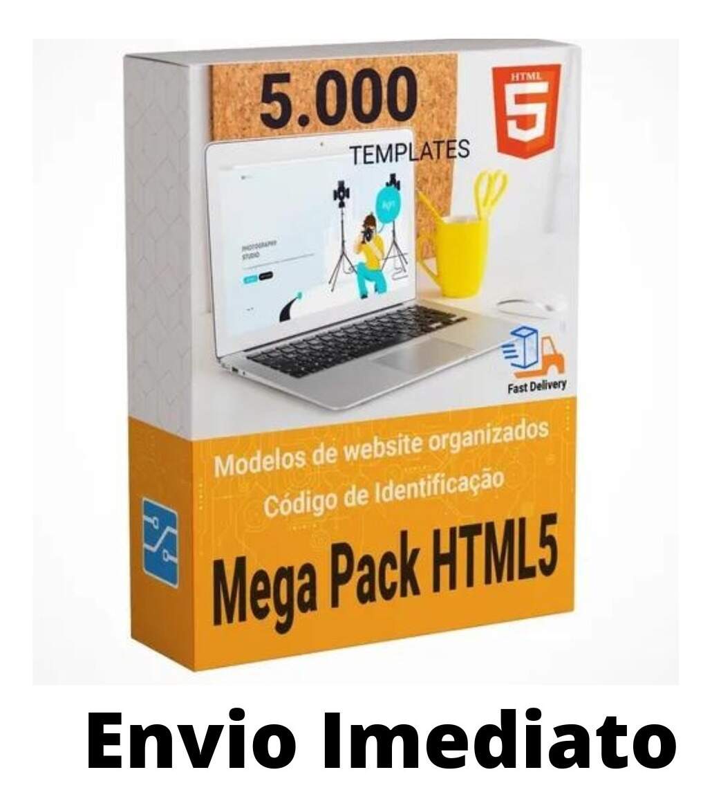 Pacote 5.000 Templates Html5 (bootstrap&css) Envio Imediato