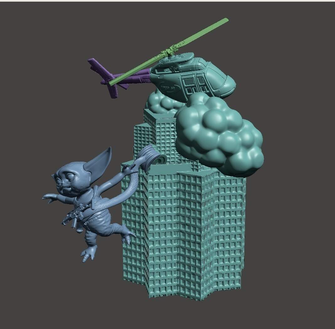 Grogu Diehard Xmas Tree Topper Hex Archivos Stl Impresión 3d Arquivos Silhouette e scanncut